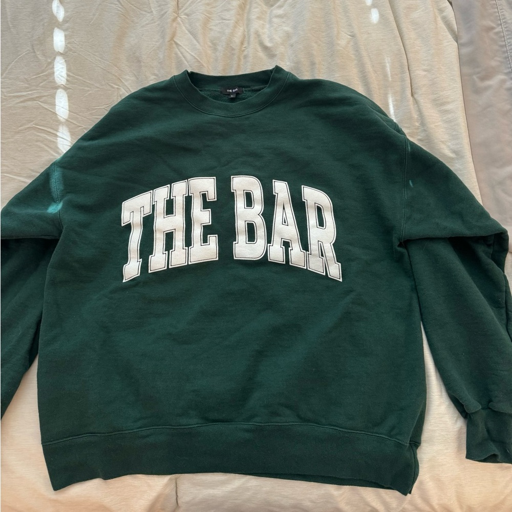 The Bar varsity sweatshirt
